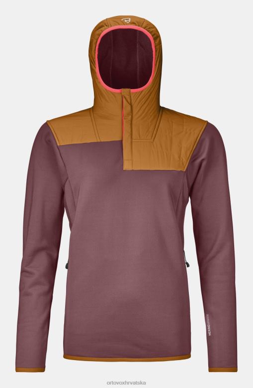 ORTOVOX žene gorska ruža flis plus anorak X0844982