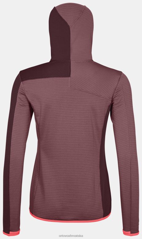 ORTOVOX žene gorska ruža flis svjetlo rešetka s kapuljačom jkt X08441159