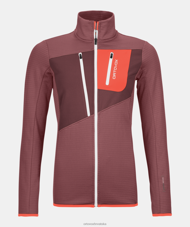 ORTOVOX žene gorska ruža mrežasta jakna od flisa X0844819