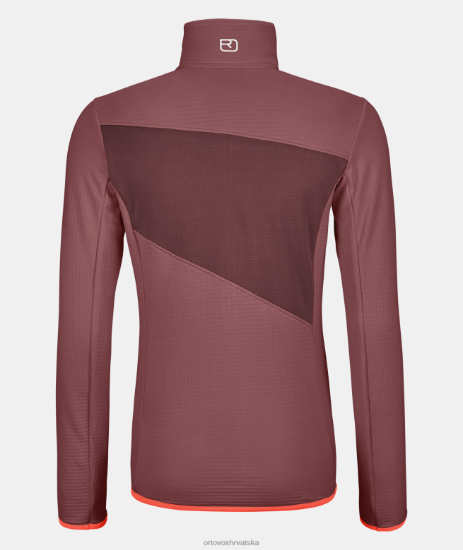 ORTOVOX žene gorska ruža mrežasta jakna od flisa X0844819