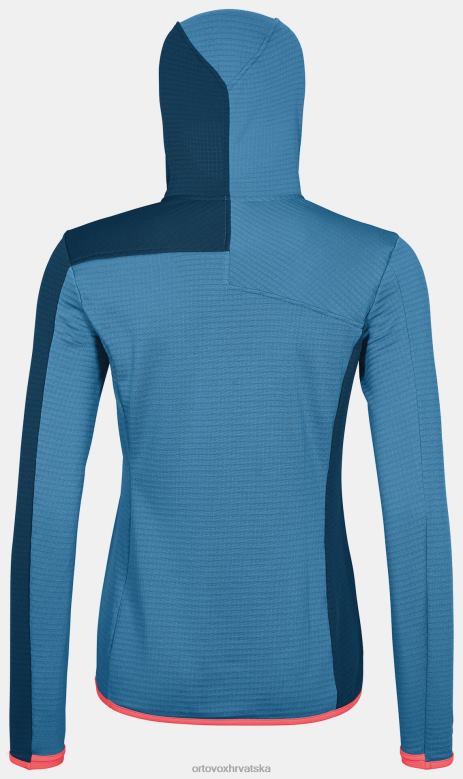 ORTOVOX žene heritage blue flis svjetlo rešetka s kapuljačom jkt X08441160