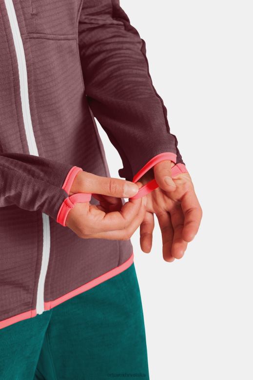 ORTOVOX žene ledeni vodopad flis svjetlo rešetka s kapuljačom jkt X08441163