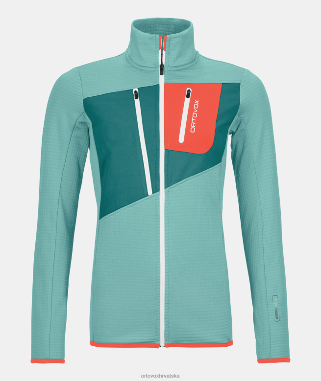 ORTOVOX žene ledeni vodopad mrežasta jakna od flisa X0844818