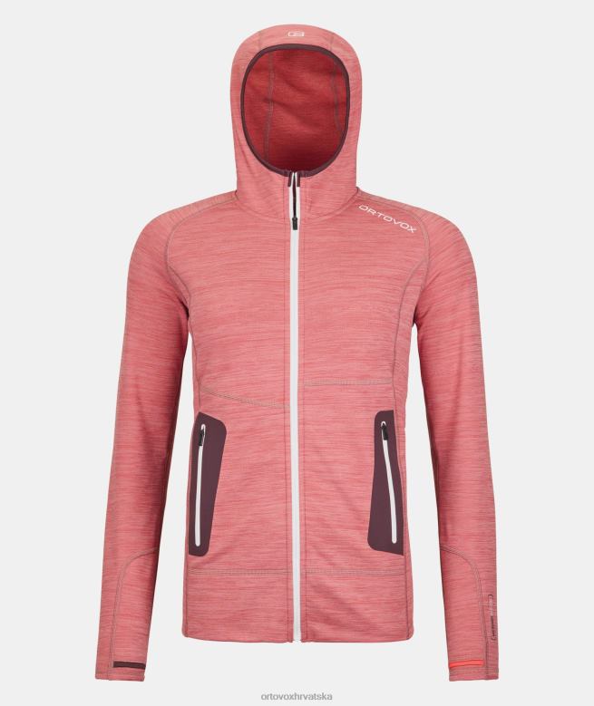 ORTOVOX žene mješavina divlje ruže lagana majica s kapuljačom od flisa X08441297