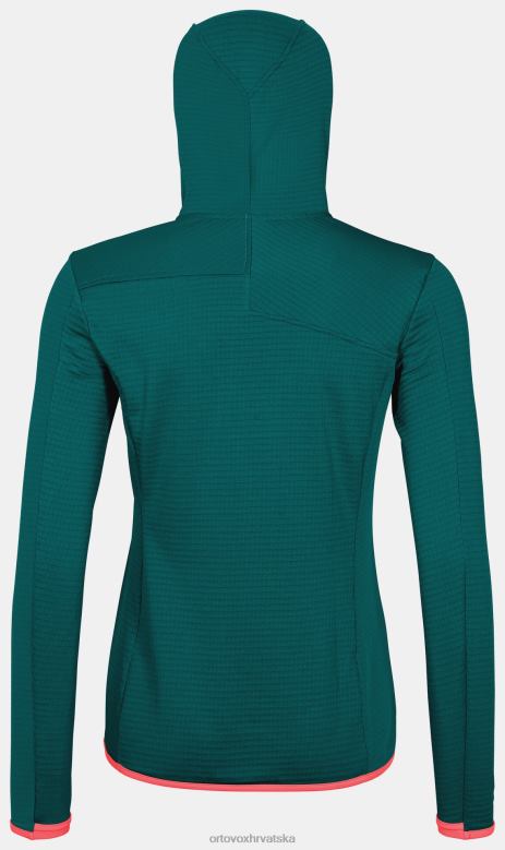 ORTOVOX žene pacifičko zelena flis light grid zn hoody X08441243