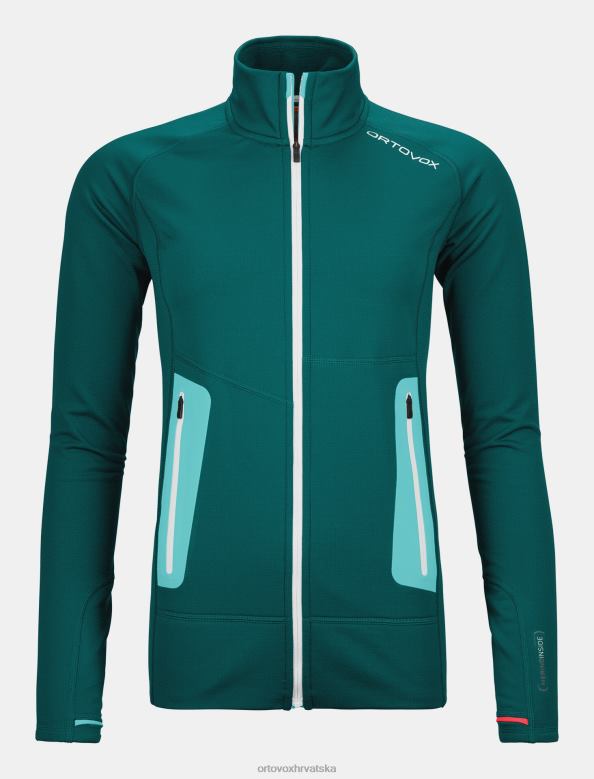 ORTOVOX žene pacifičko zelena lagana jakna od flisa X08441276