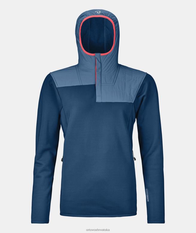 ORTOVOX žene petrolej plava flis plus anorak X0844980