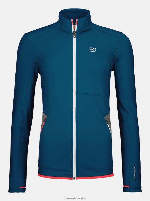 ORTOVOX žene petrolej plava jakna od flisa X0844865