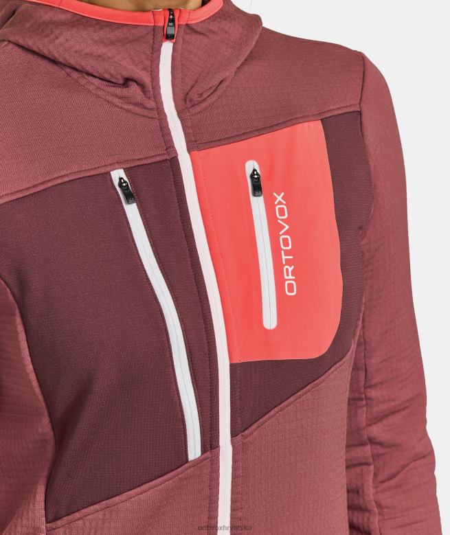 ORTOVOX žene rumenilo majica s kapuljačom od flisa X0844836