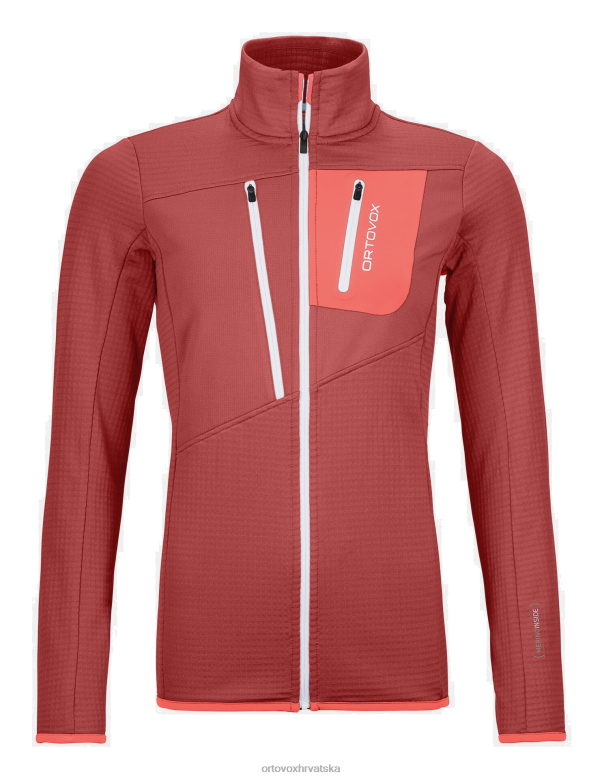 ORTOVOX žene rumenilo mrežasta jakna od flisa X0844822