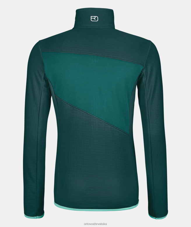 ORTOVOX žene tamni pacifik mrežasta jakna od flisa X0844817