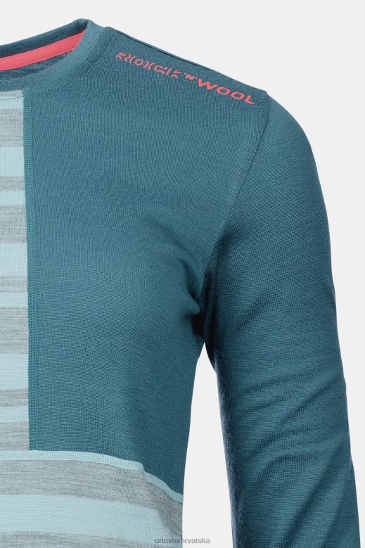 ORTOVOX žene ledeni vodopad 185 kamena vuna dugih rukava X0844774