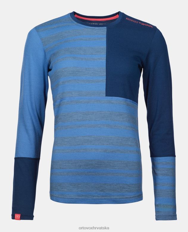 ORTOVOX žene plavo nebo 185 kamena vuna dugih rukava X0844777