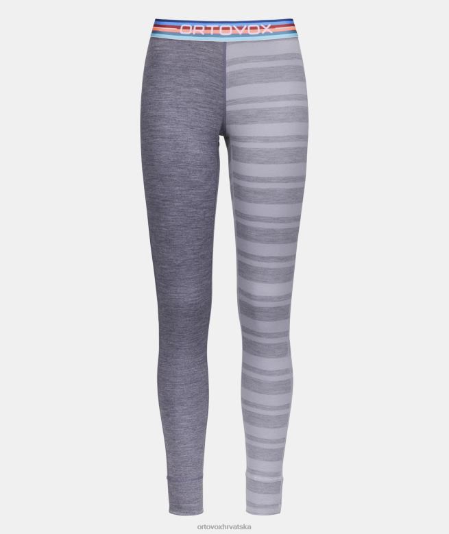 ORTOVOX žene siva mješavina 185 duge hlače od rock'n'wool X0844911