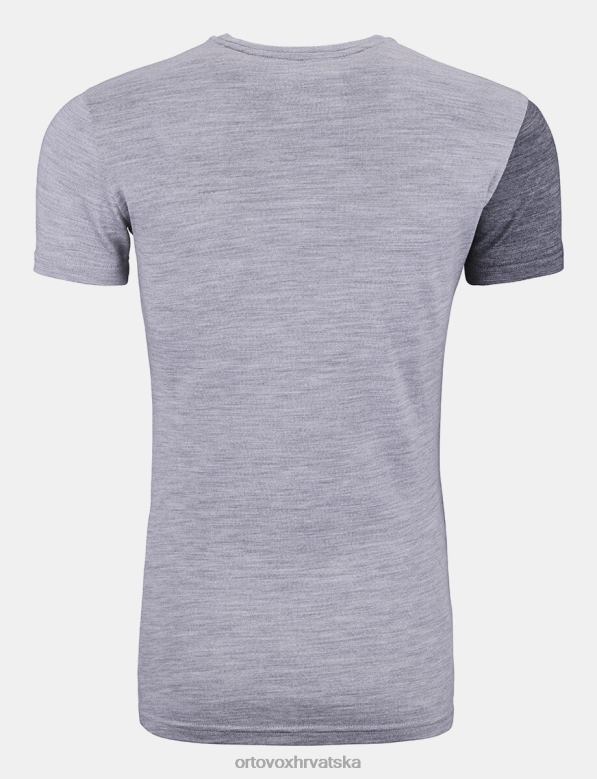 ORTOVOX žene siva mješavina 185 rock'n'wool kratki rukav X0844796