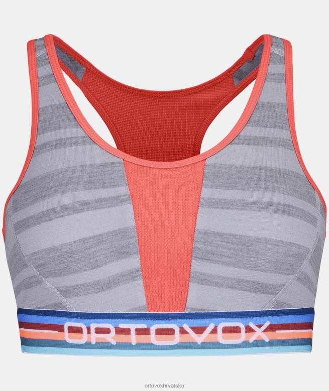ORTOVOX žene siva mješavina 185 sportski top od rock'n'wool X0844810