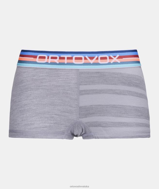 ORTOVOX žene siva mješavina 185 vruće hlačice od rock'n'wool X0844829