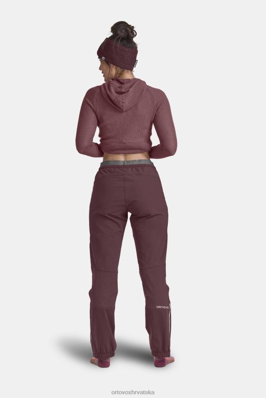 ORTOVOX žene tamno siva mješavina merino thermovent majica s kapuljačom X08441102