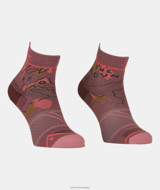 ORTOVOX žene gorska ruža alpine light comp quater čarape X0844941