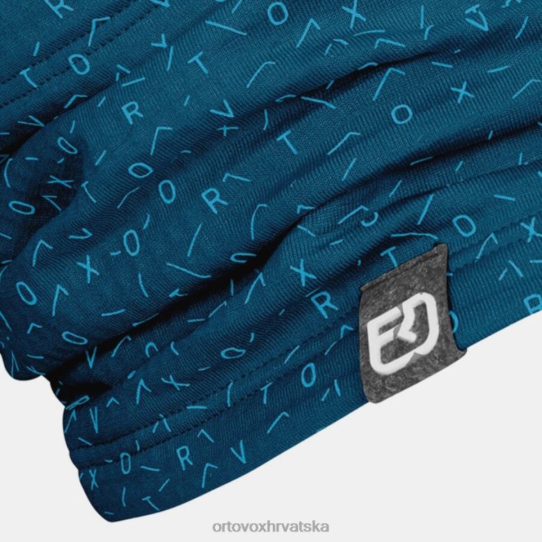 ORTOVOX žene petrolej plava grijač za vrat od lagane mreže od flisa X0844494