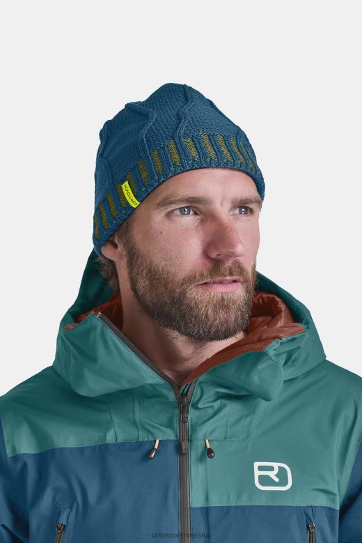 ORTOVOX žene planina plava merino tangram pletena kapa X0844497