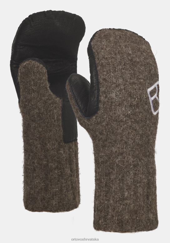 ORTOVOX žene Crna ovca swisswool klasična koža rukavica X0844631