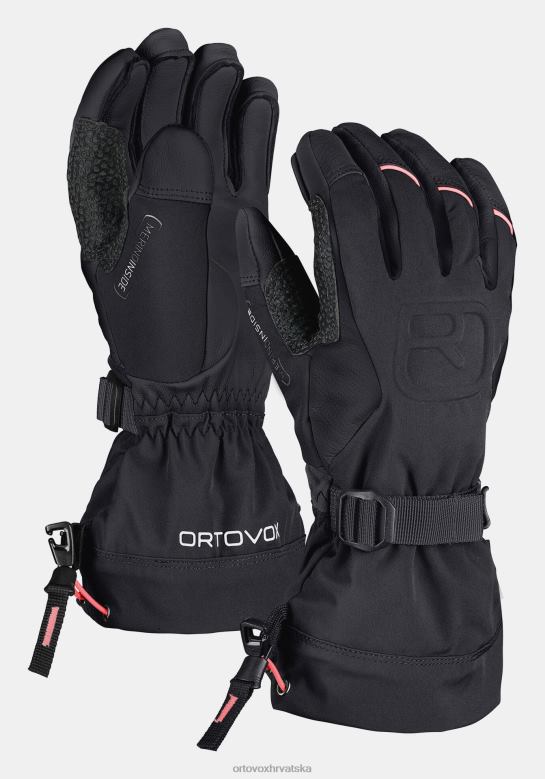 ORTOVOX žene crni gavran merino freeride rukavica X08441116