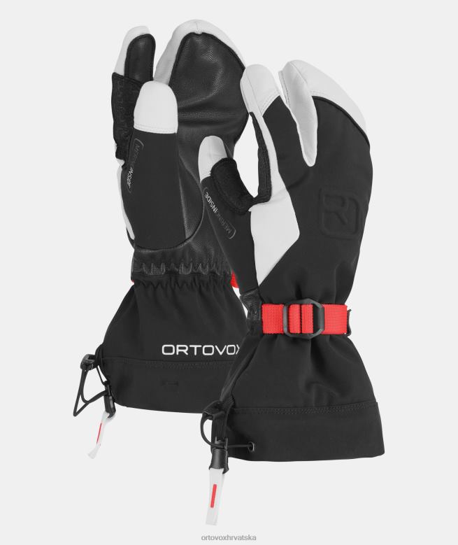 ORTOVOX žene crni gavran merino freeride rukavica s 3 prsta X08441137